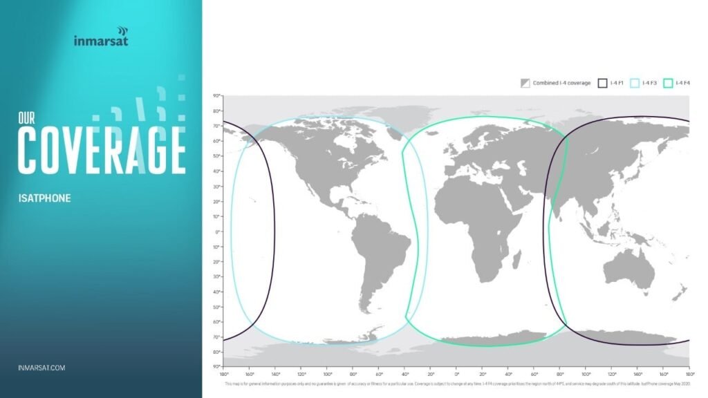 Mapa de Cobertura IsatPhone