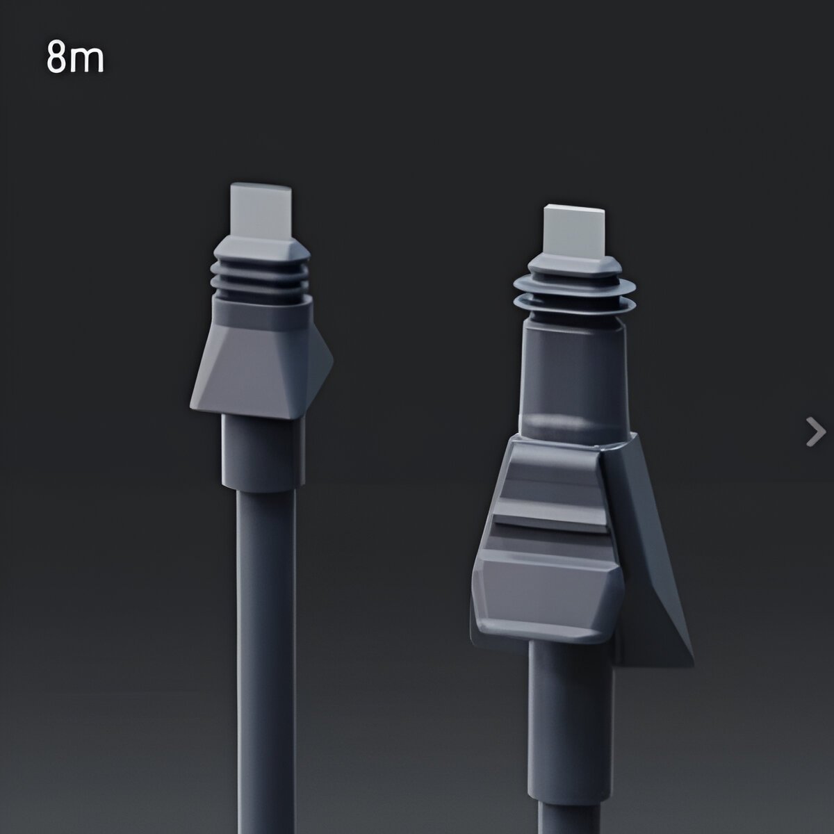 CABLE PLANO STARLINK DE 8M DE ALTO RENDIMIENTO